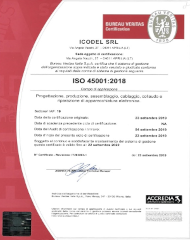 Certificato EN 45001