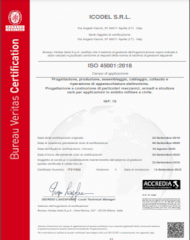 Certificazioni Icodel: Icodel ISO 45001